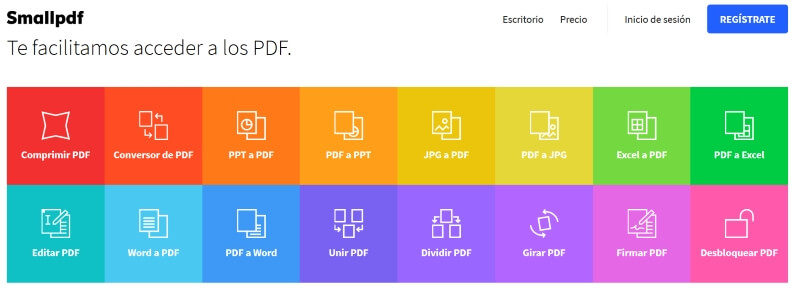 SmallPDF, Compress PDF Files Online